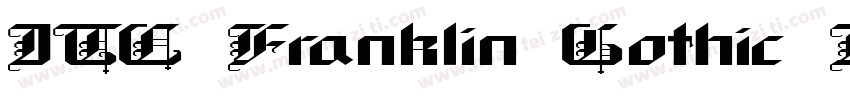 ITC Franklin Gothic LT Com Demi Ex字体转换